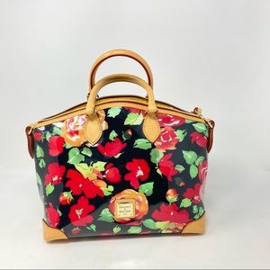 Dooney & Bourke Coated Rose Garden Dome Zip Satchel